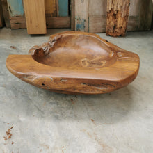 Load image into Gallery viewer, Live Edge Teak Bowl (Extra Thick)