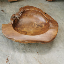Load image into Gallery viewer, Live Edge Teak Bowl (Extra Thick)