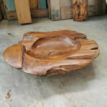 Load image into Gallery viewer, Live Edge Teak Bowl (Extra Thick)