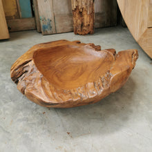 Load image into Gallery viewer, Live Edge Teak Bowl (Extra Thick)