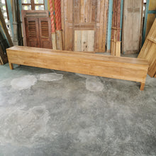 Load image into Gallery viewer, Noosa Box Bench (w. storage) (raw)