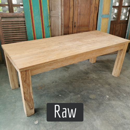 Finishing Options: Raw