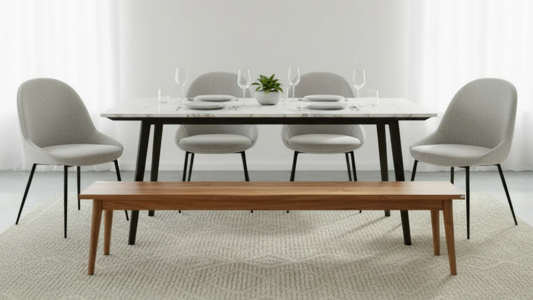 Why Bench Seating Works So Well in Dining Rooms