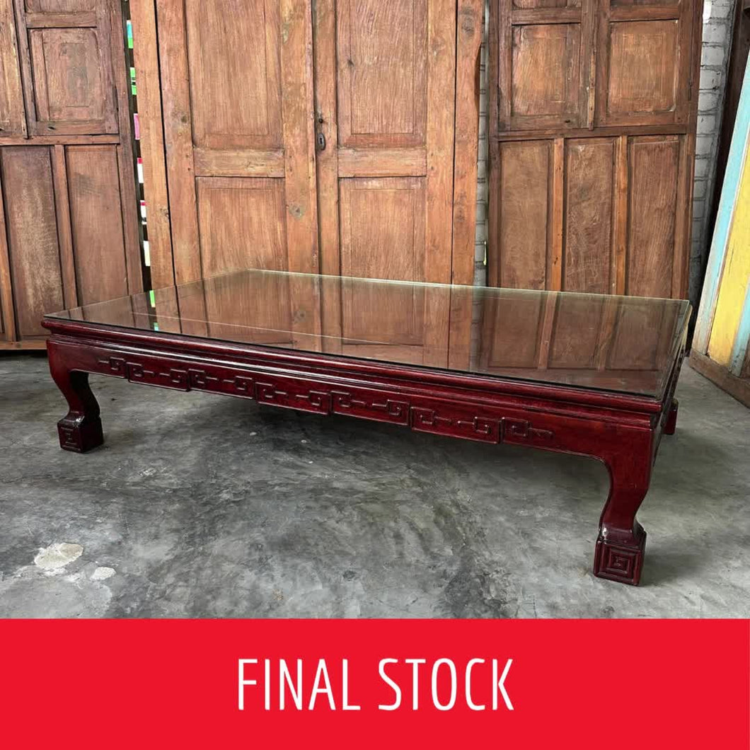Vintage Teak Opium Bed Coffee Table #3