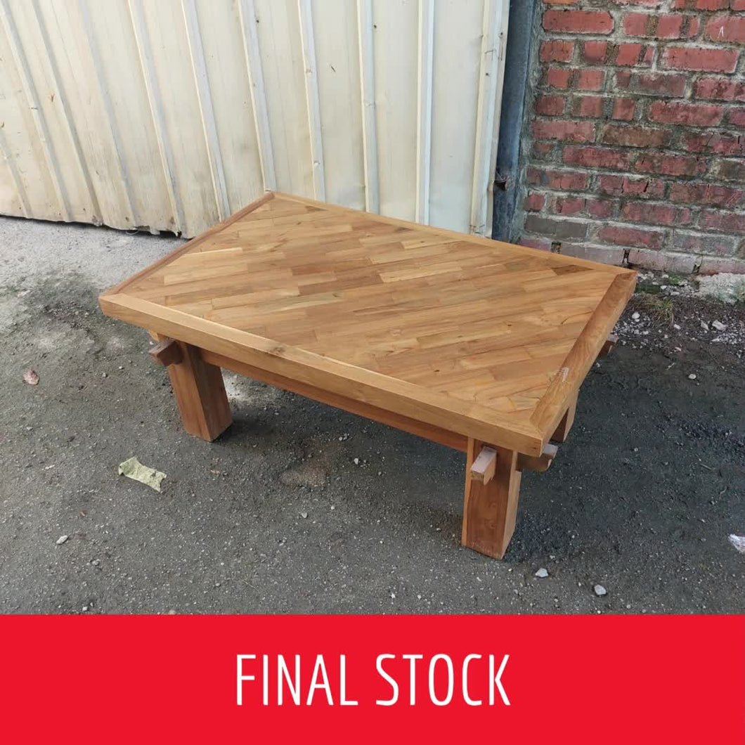 Diagonal Parquet Coffee Table