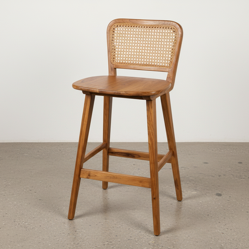 Bingin Low Back Bar Stool (60-75cm)