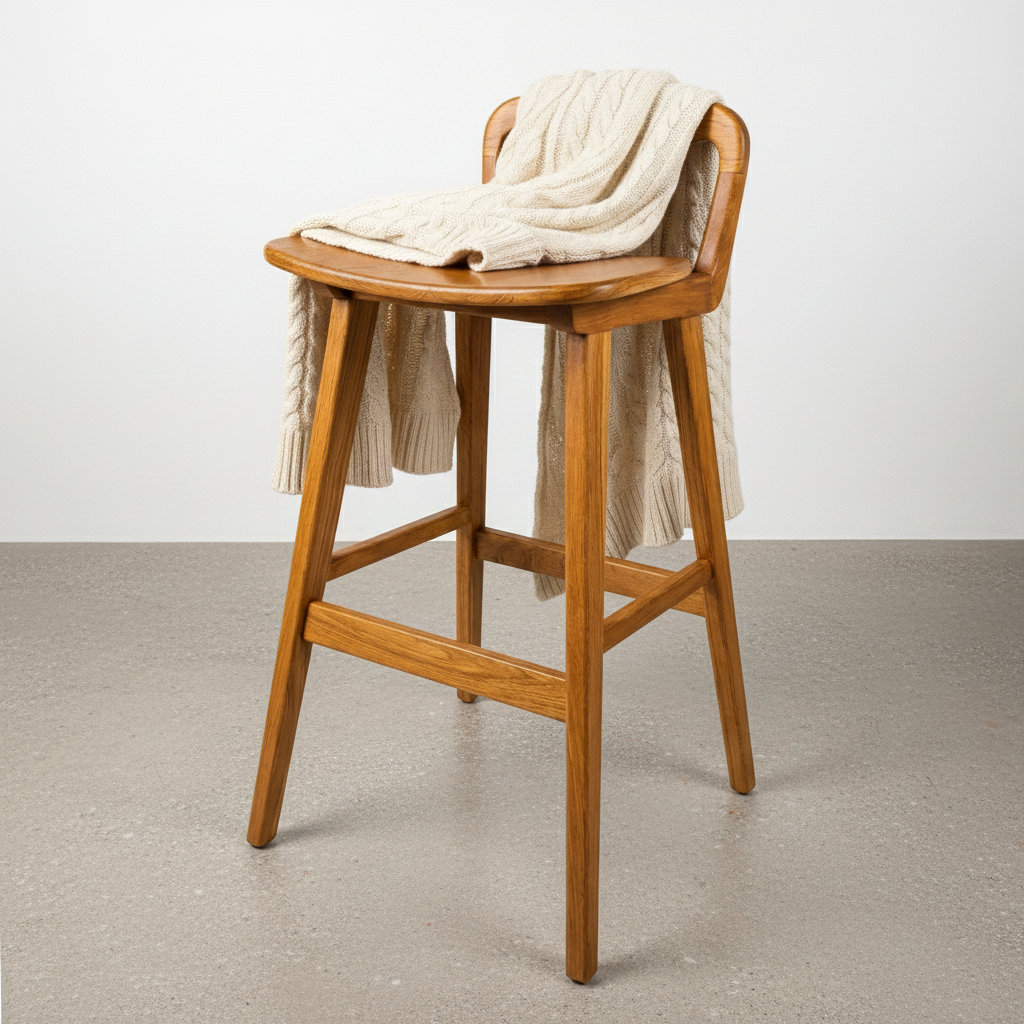 Extra Low Back Bar Stool (60-75cm)