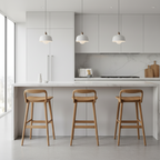 Extra Low Back Bar Stool (60-75cm)