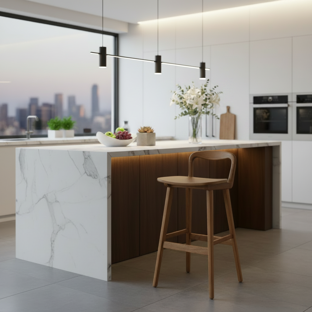 Extra Low Back Bar Stool (60-75cm)