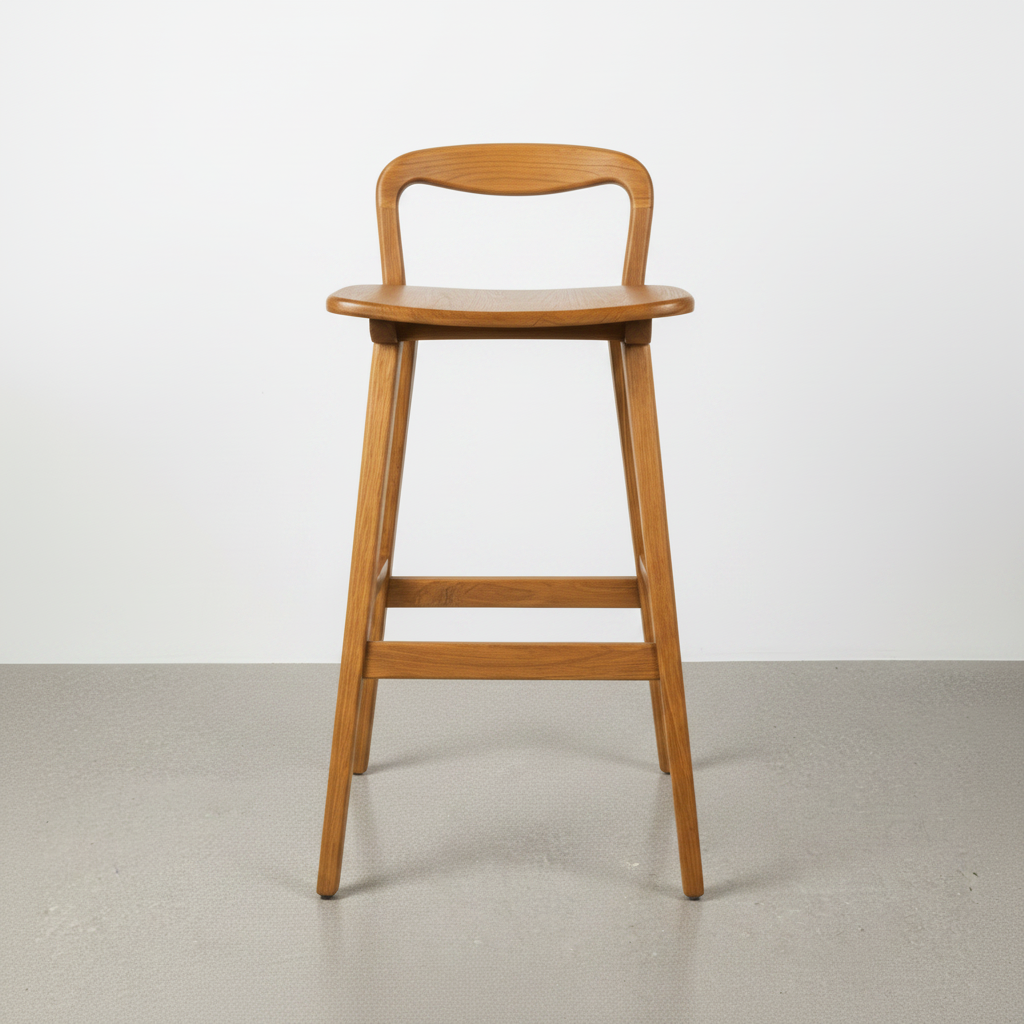 Extra Low Back Bar Stool (60-75cm)
