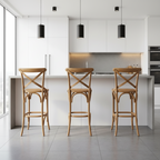 Cross Back Bar Stool (60-65cm)