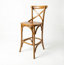 Load image into Gallery viewer, Cross Back Bar Stool (60-65cm)
