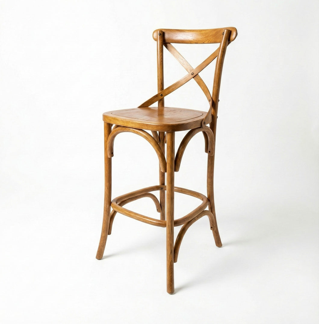 Cross Back Bar Stool (70-75cm)