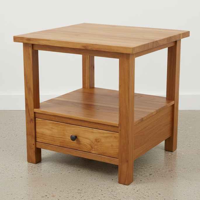 Byron Bedside Table (60cm High)