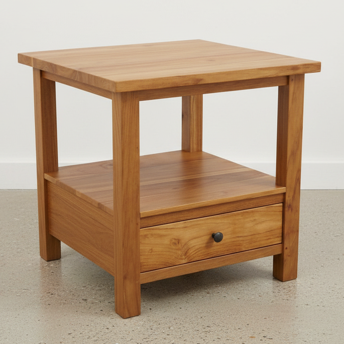 Byron Bedside Table (60cm High)