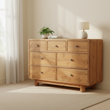 Load image into Gallery viewer, Rustic Dresser (120cm) Type 2
