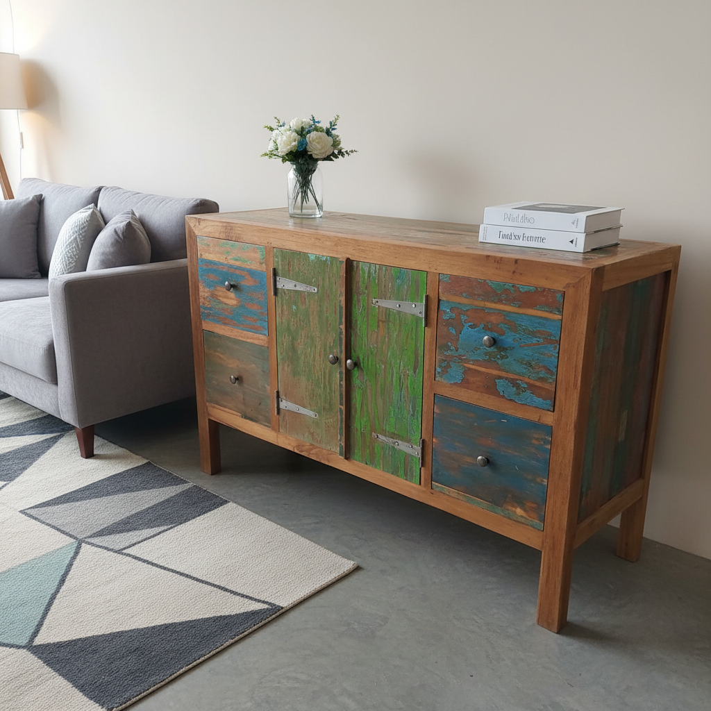 Rustic Cabinet (120cm) type 6
