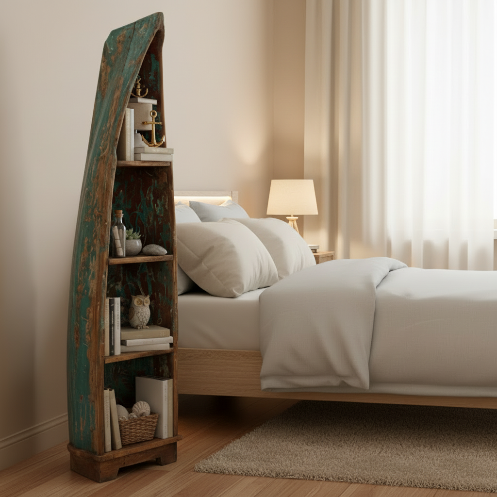 Rustic Sampan Shelf Unit (200cm) type 1
