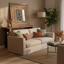 Load image into Gallery viewer, Whitewash Teak Mirror
