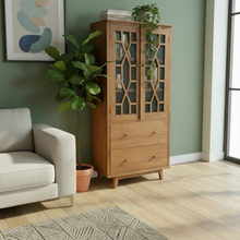 Load image into Gallery viewer, Rustic Teak Cupboard
