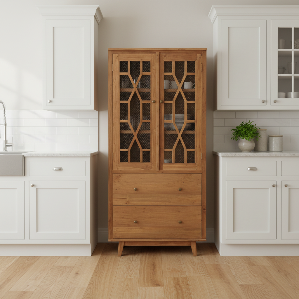 Rustic Teak Cupboard