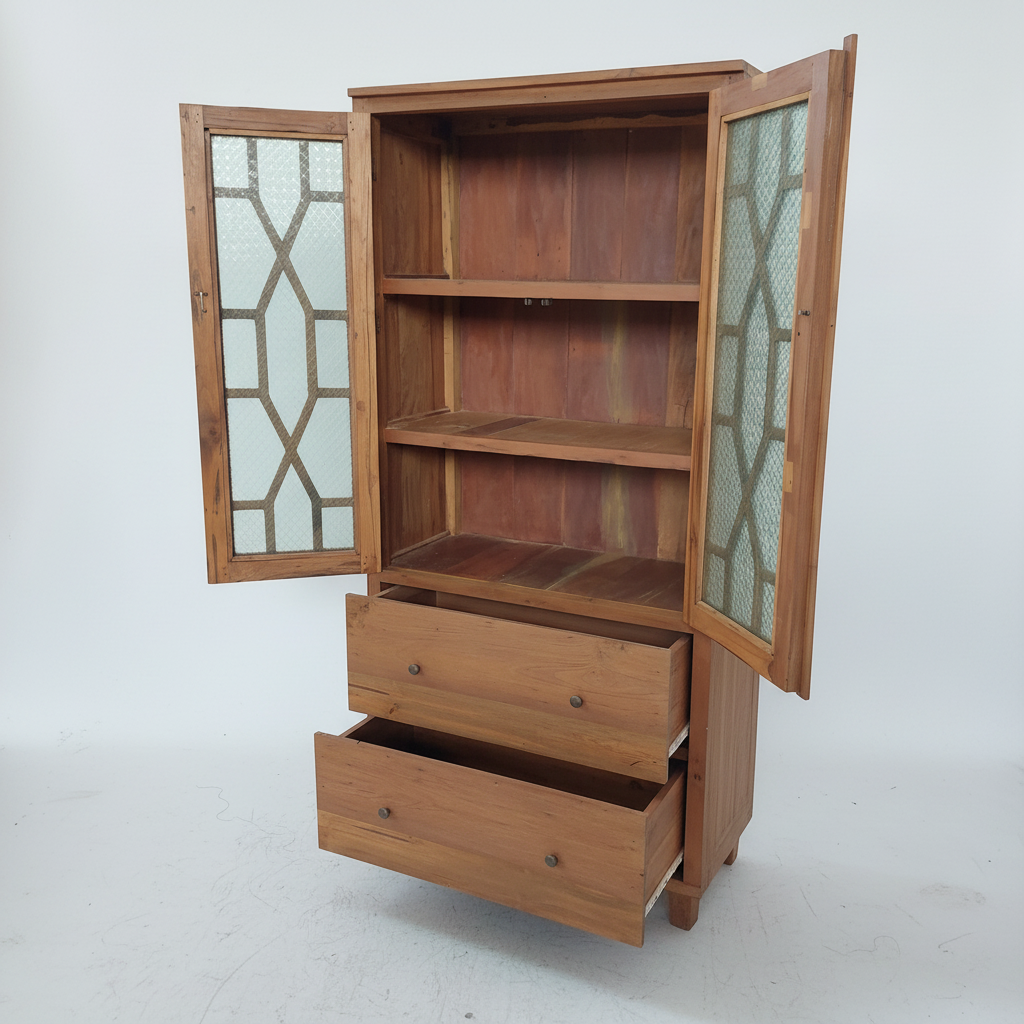 Rustic Teak Cupboard