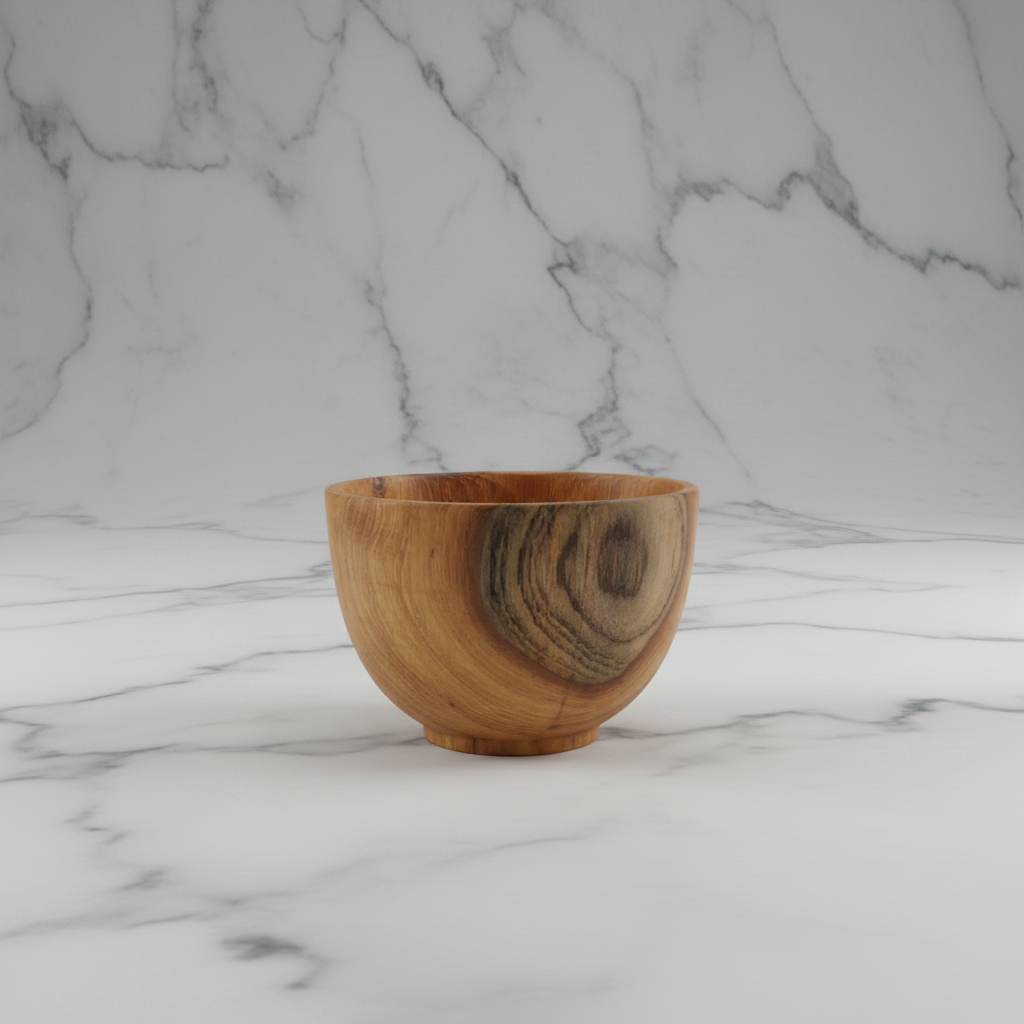 Teak Soup Bowl
