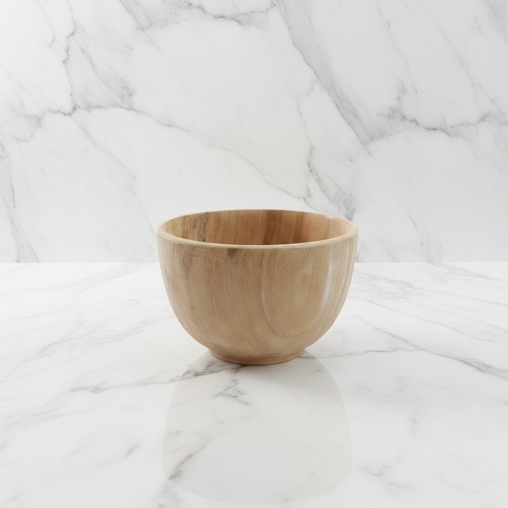 Teak Soup Bowl