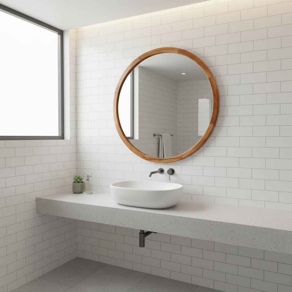 Large Round Mirror