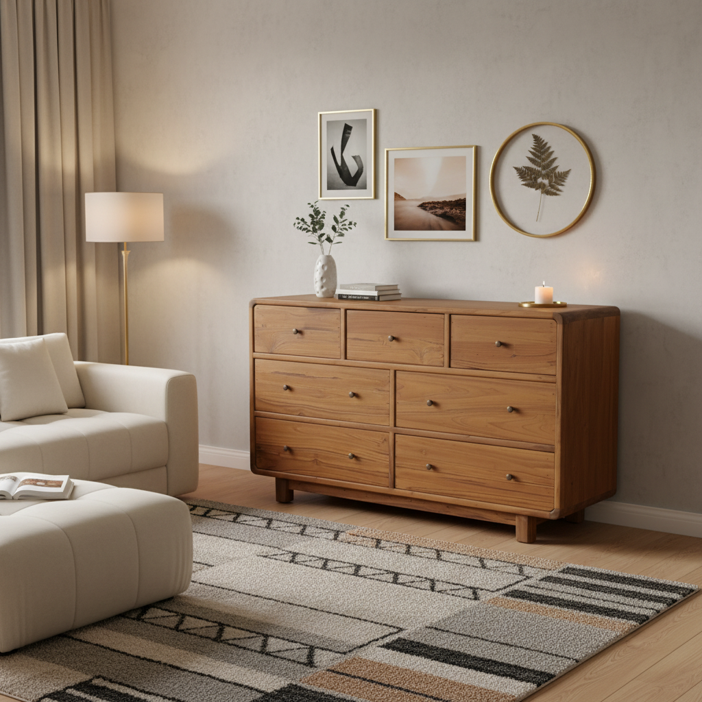 Rustic Dresser (160cm) Type 1