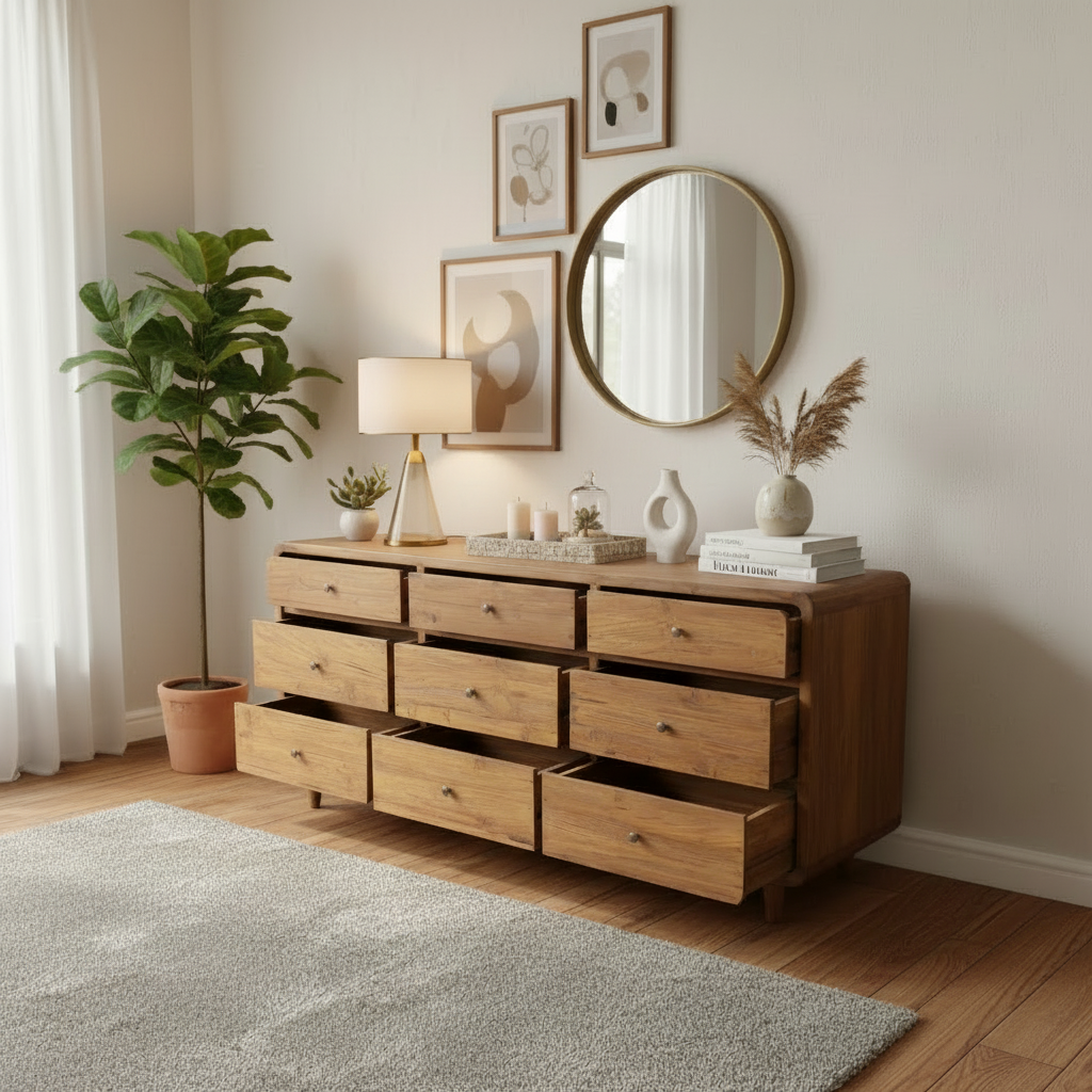 Rustic Dresser (180cm) Type 1