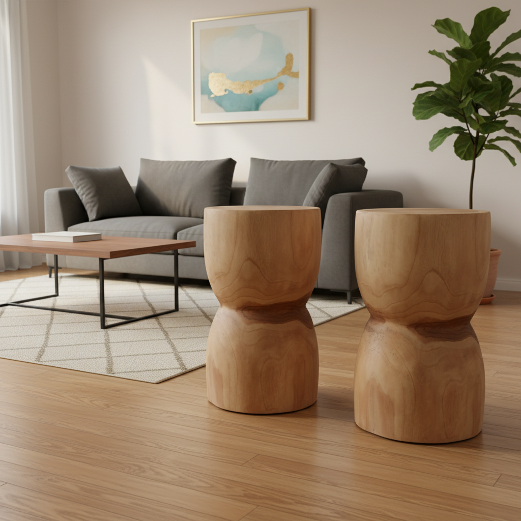 Hourglass Stool/Plinth