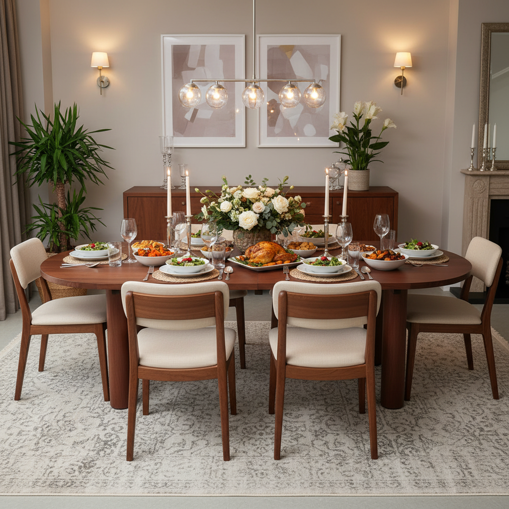 Custom Oval Dining Table