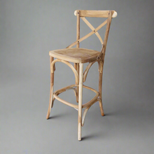 Load image into Gallery viewer, Cross Back Bar Stool
