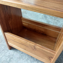 Load image into Gallery viewer, Teak Storage Stool
