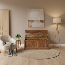 Load image into Gallery viewer, Rustic Storage Trunk
