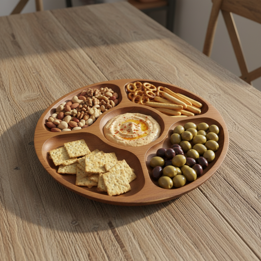 Round Serving Plate