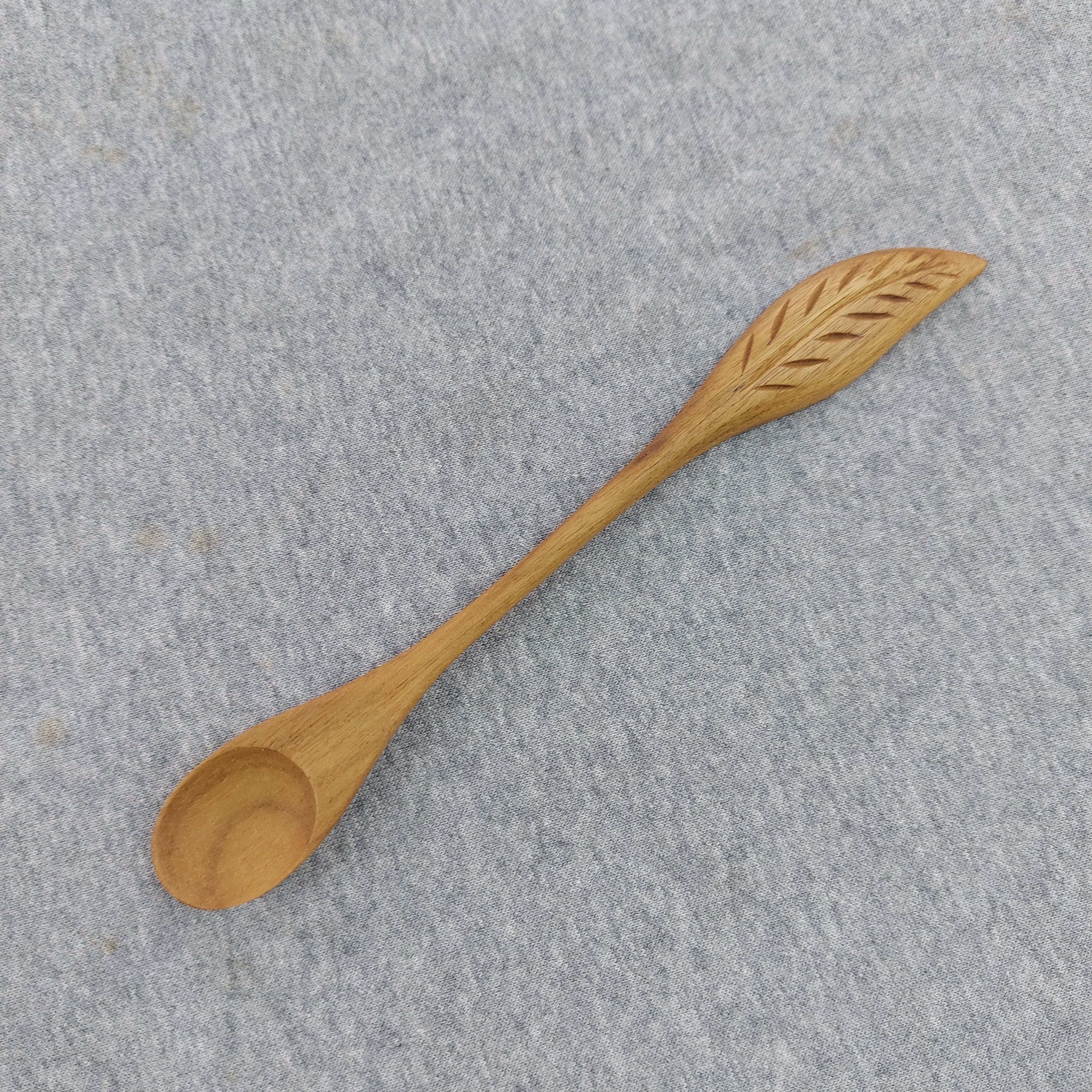 Teak Tea Spoon (ornate)