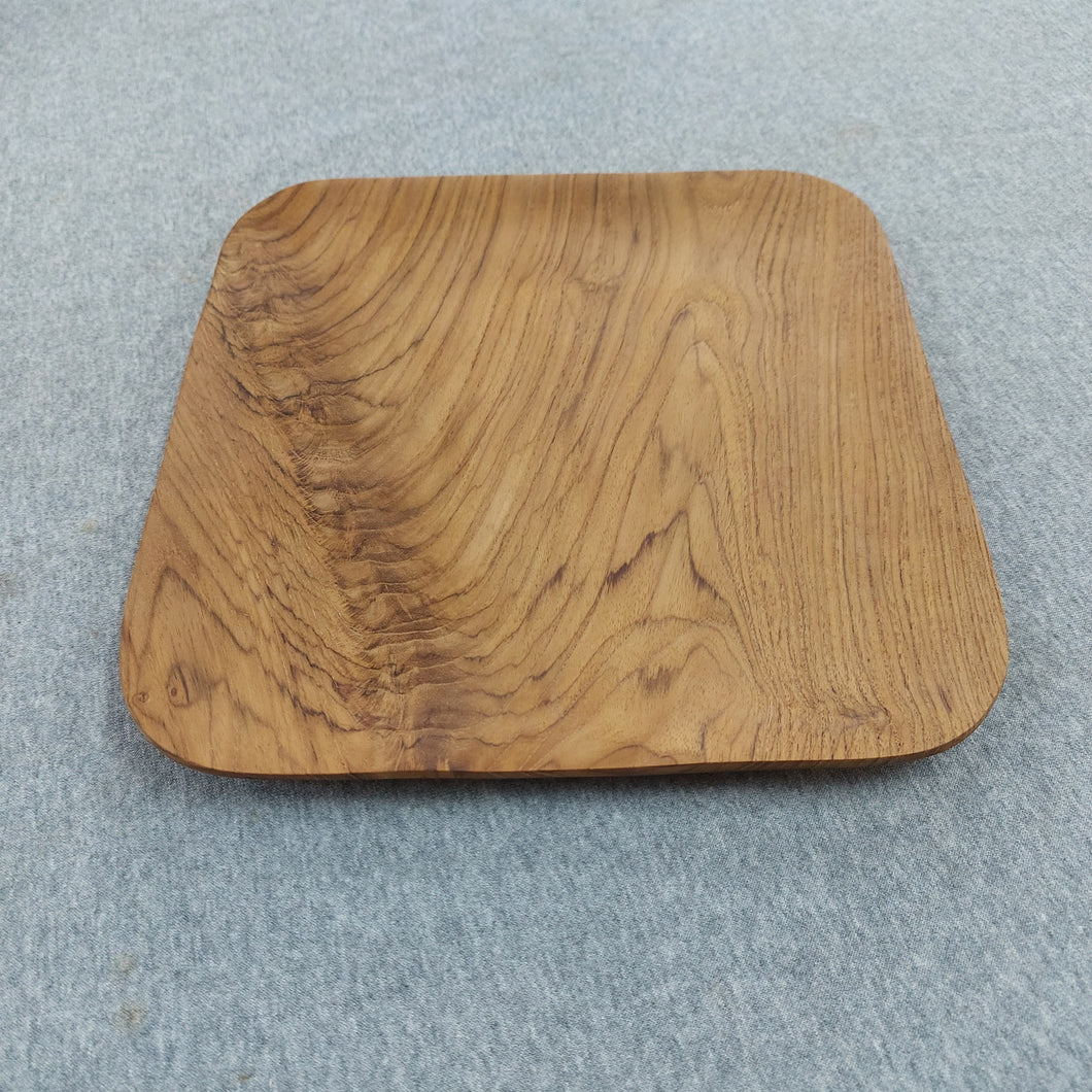 Square Teak Plate