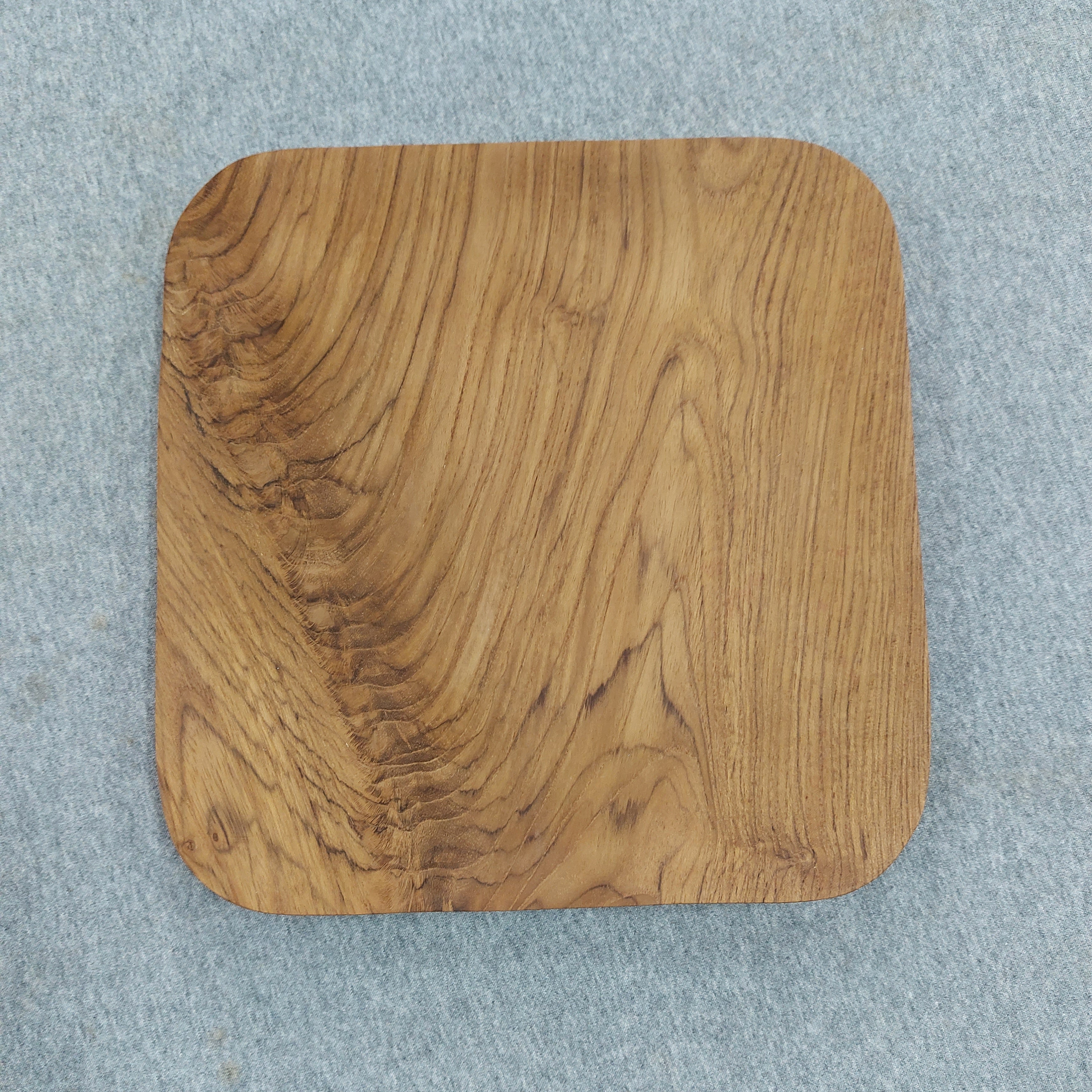 Square Teak Plate