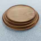 Round Teak Plate