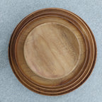Round Teak Plate