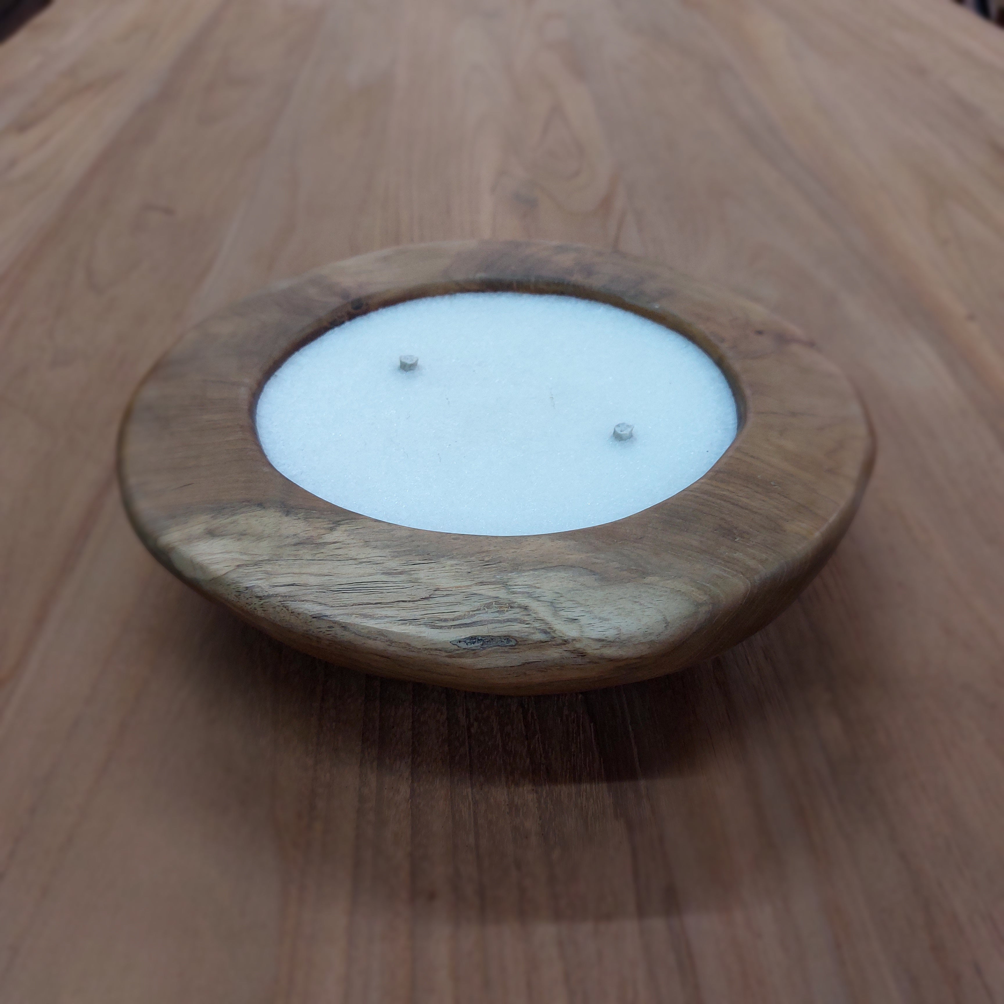 Teak Bowl Candle (24hr burn)