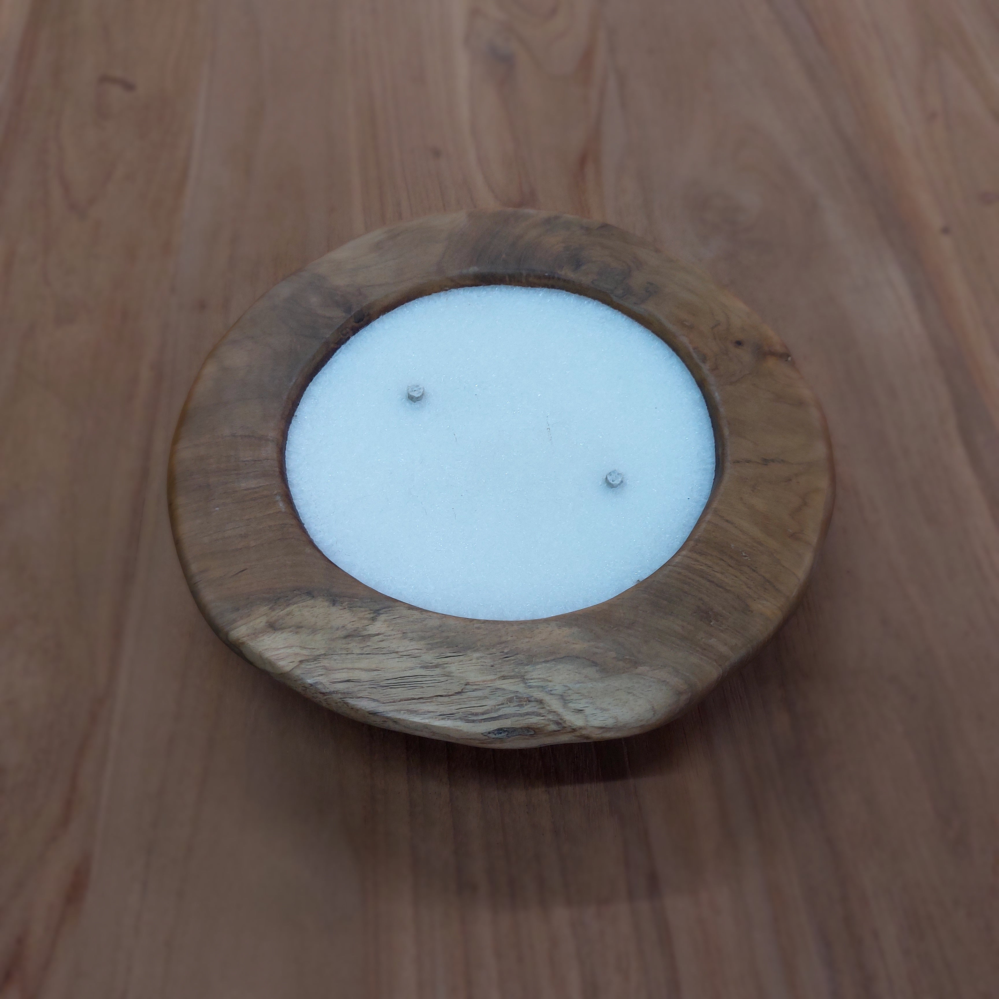 Teak Bowl Candle (24hr burn)