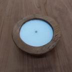 Teak Bowl Candle (18hr burn)