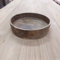 Teak Cylinder Bowl