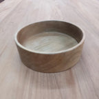 Teak Cylinder Bowl