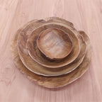 Live Edge Teak Bowls (thin)