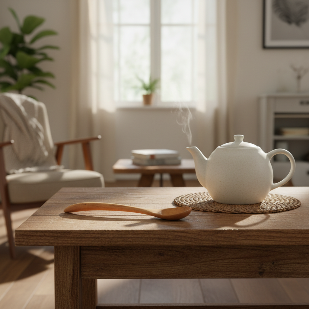Teak Tea Spoon #1