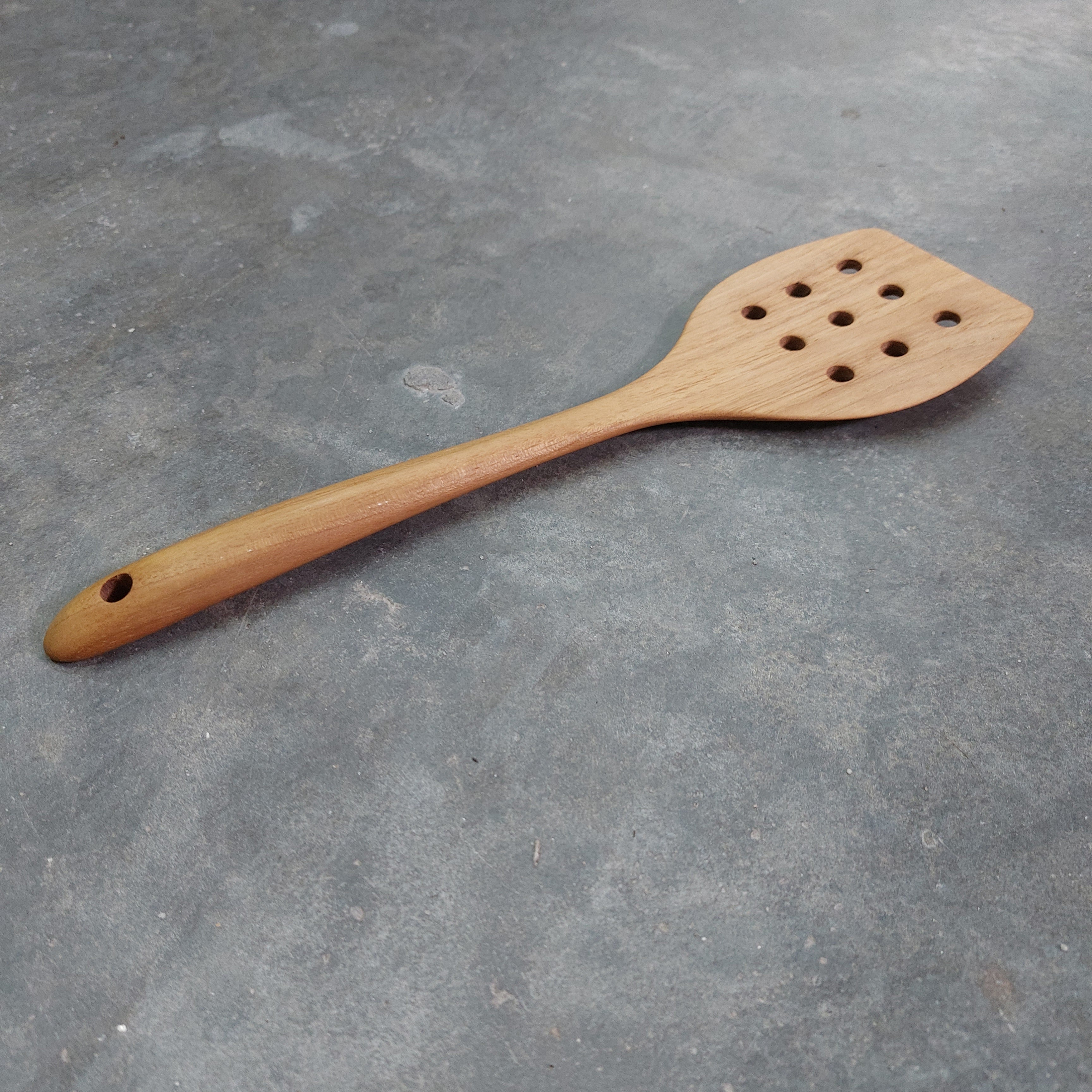 Teak Strainer Spatula #1